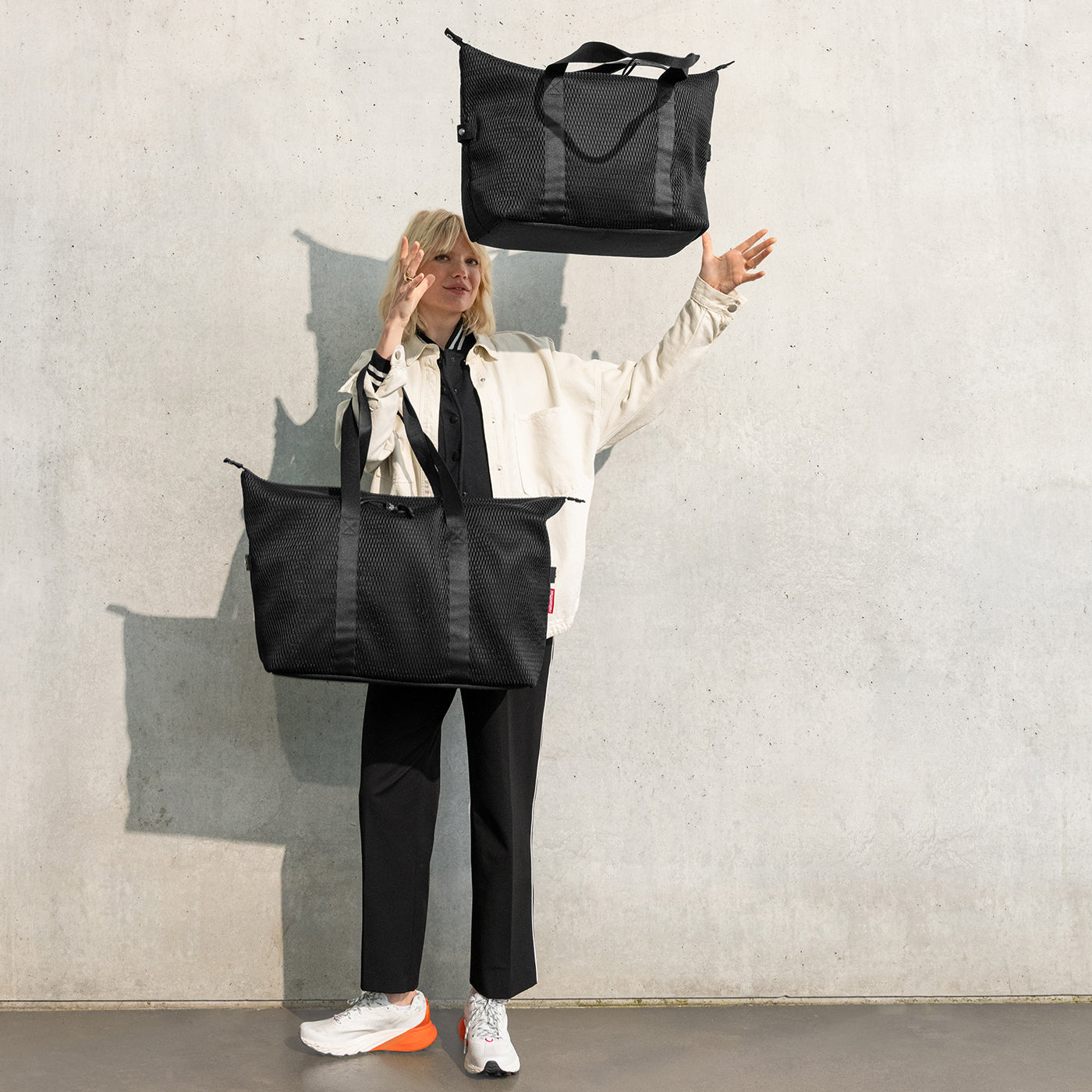 extralite shopper L mesh black extralite shopper L Reisenthel