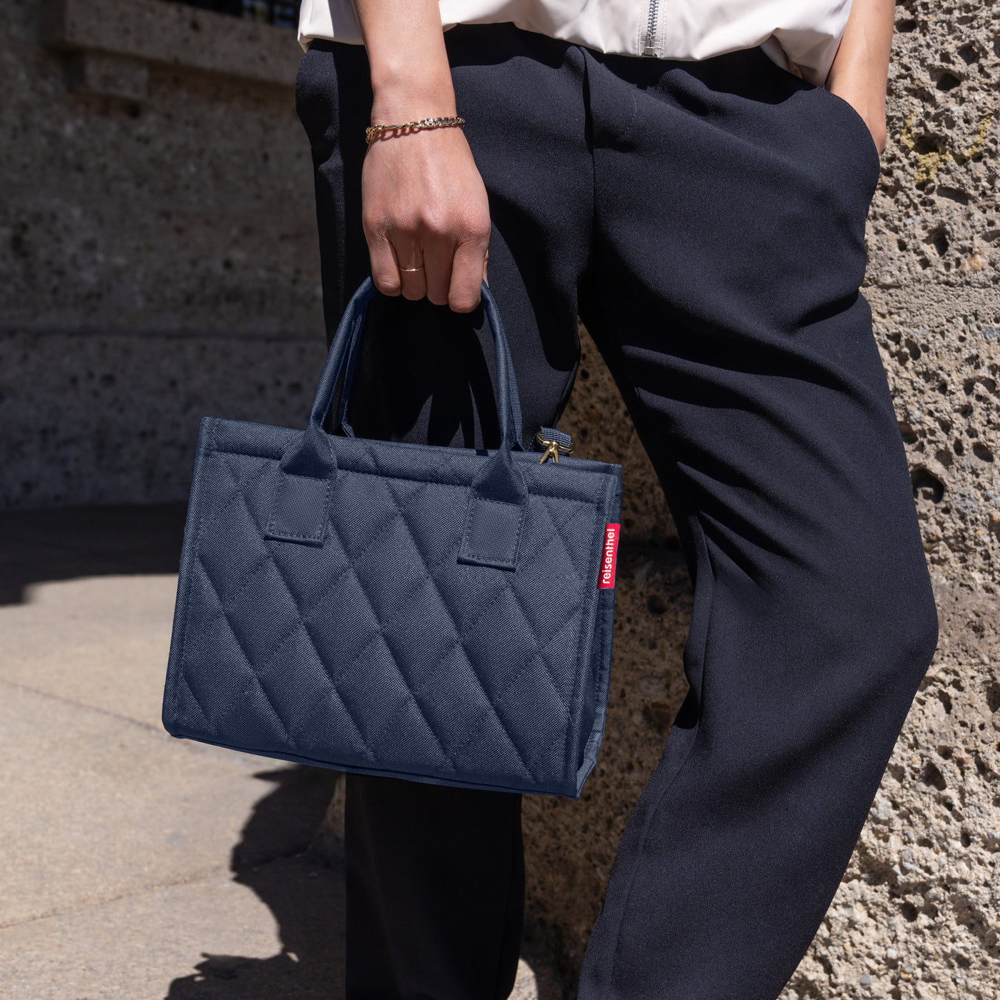 daily shopper XS rhombus midnight gold daily shopper XS Reisenthel