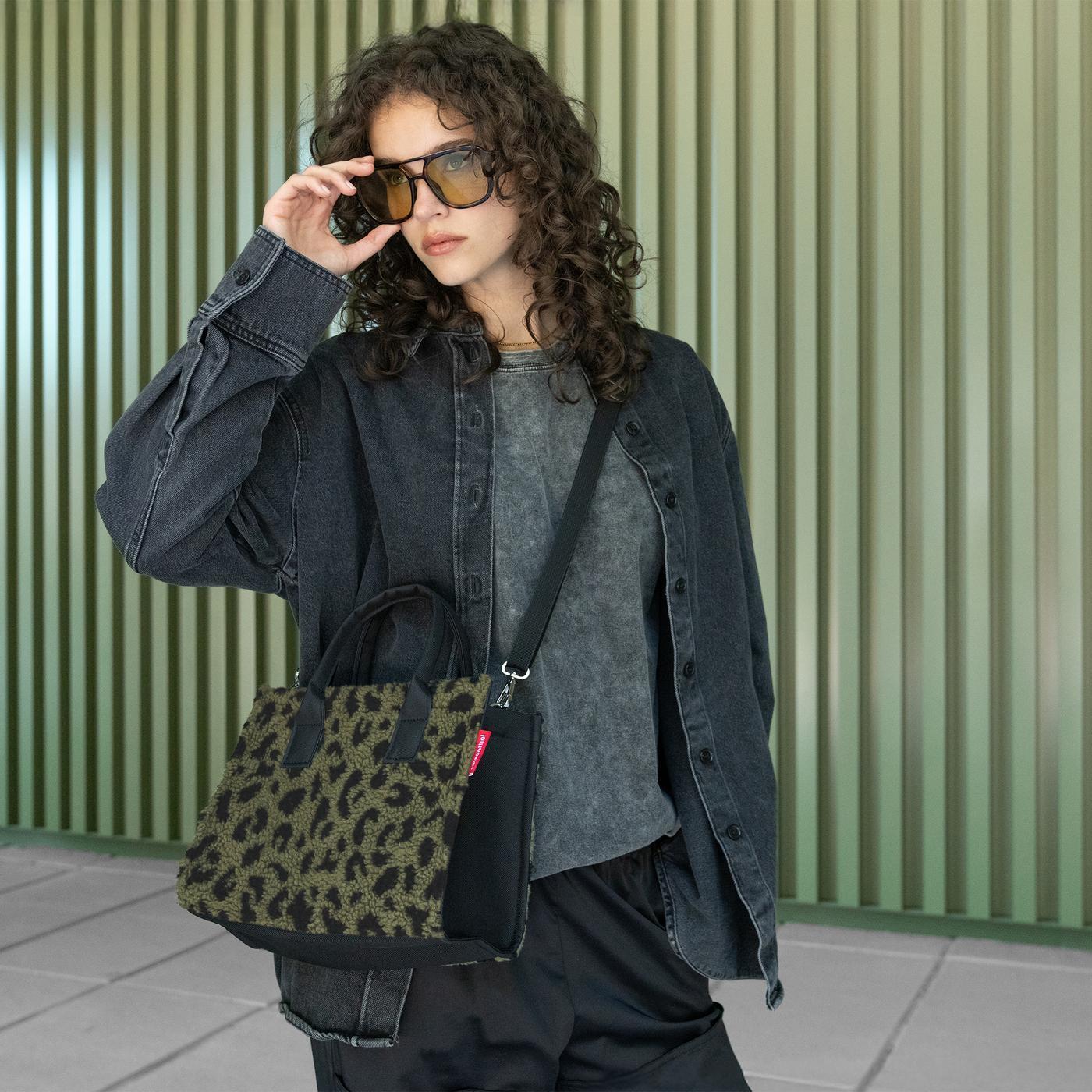daily shopper XS teddy leo olive daily shopper XS Reisenthel