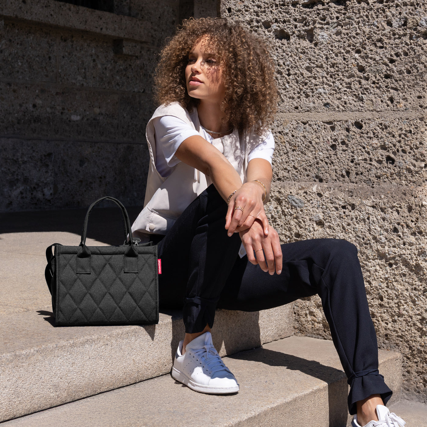 daily shopper XS rhombus black daily shopper XS Reisenthel