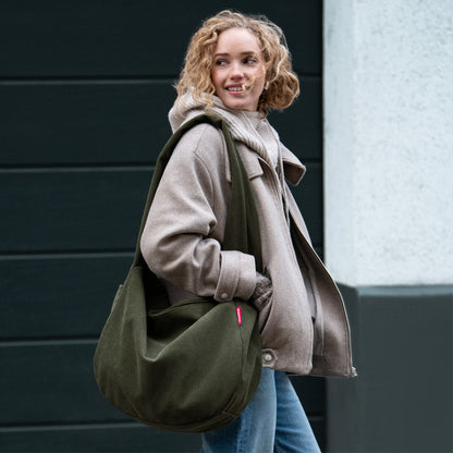 moonbag cord dark matcha moonbag Reisenthel