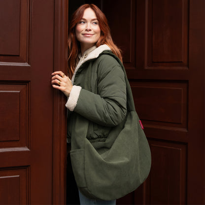 moonbag cord dark matcha moonbag Reisenthel