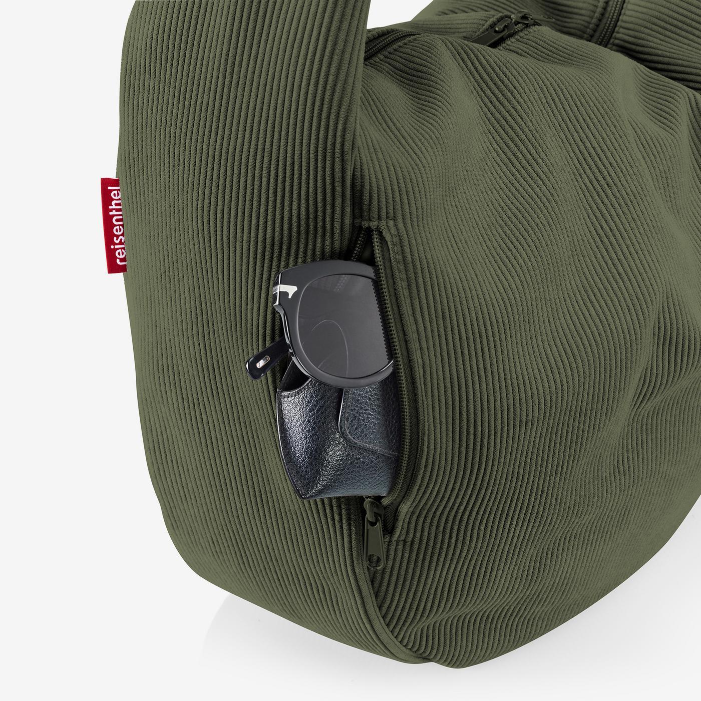 moonbag cord dark matcha moonbag Reisenthel