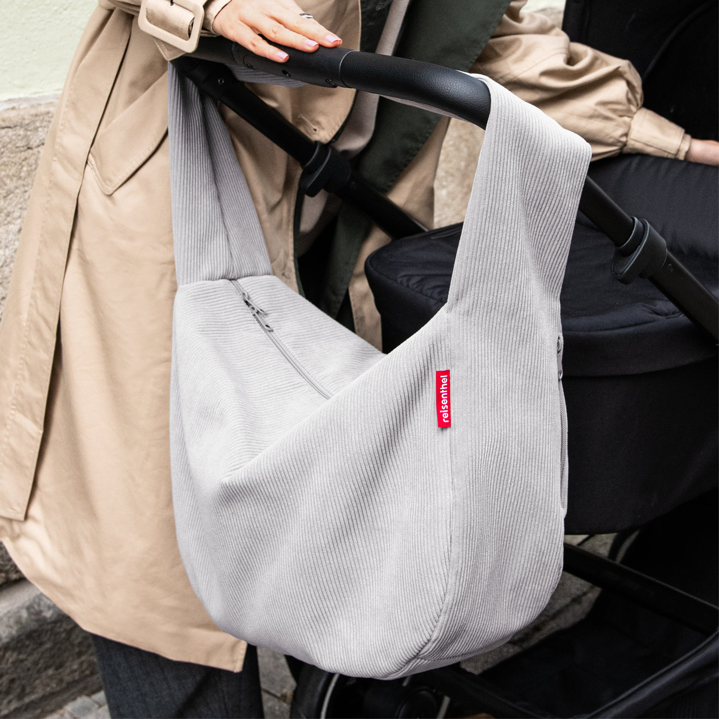 moonbag cord grey moonbag Reisenthel