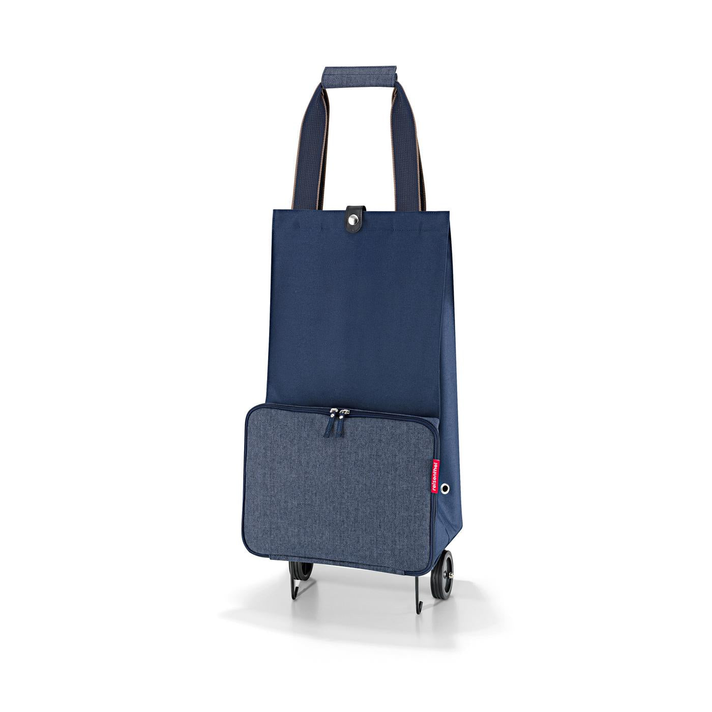 foldabletrolley herringbone dark blue foldabletrolley Reisenthel