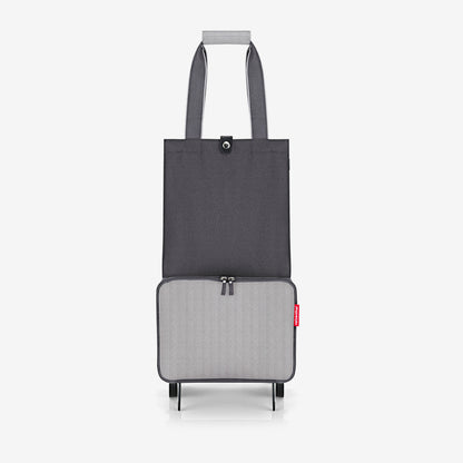 foldabletrolley herringbone grey foldabletrolley Reisenthel