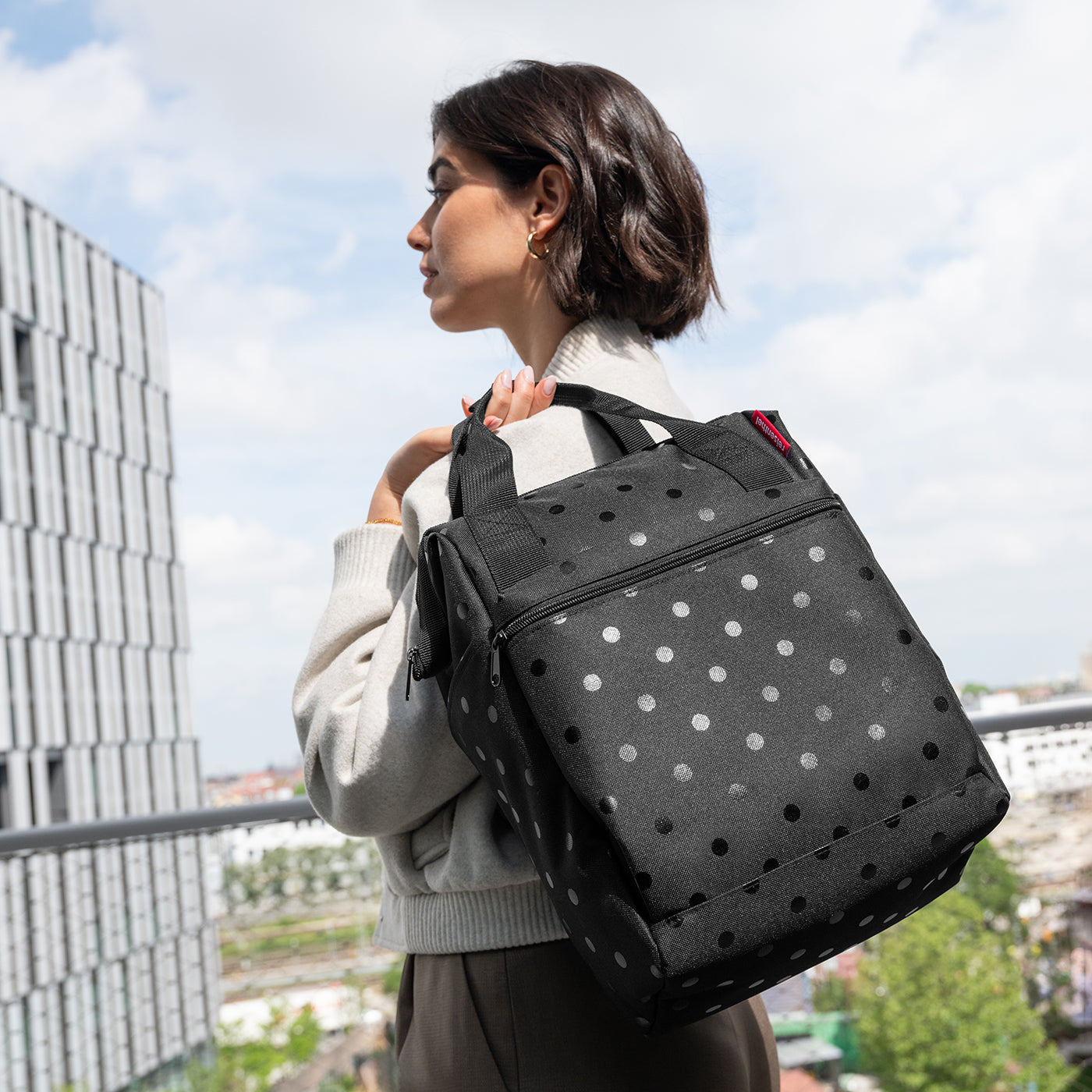 allrounder R glossy dots black allrounder R Reisenthel