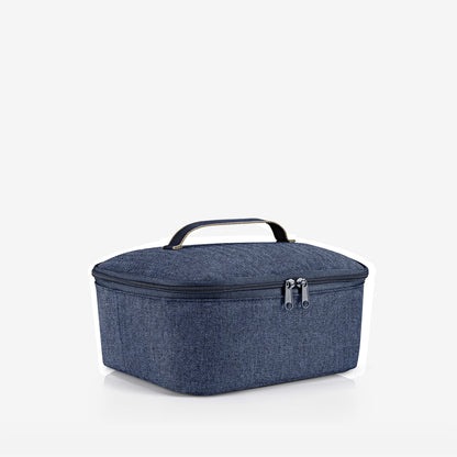 coolerbag M pocket herringbone dark blue coolerbag M pocket Reisenthel