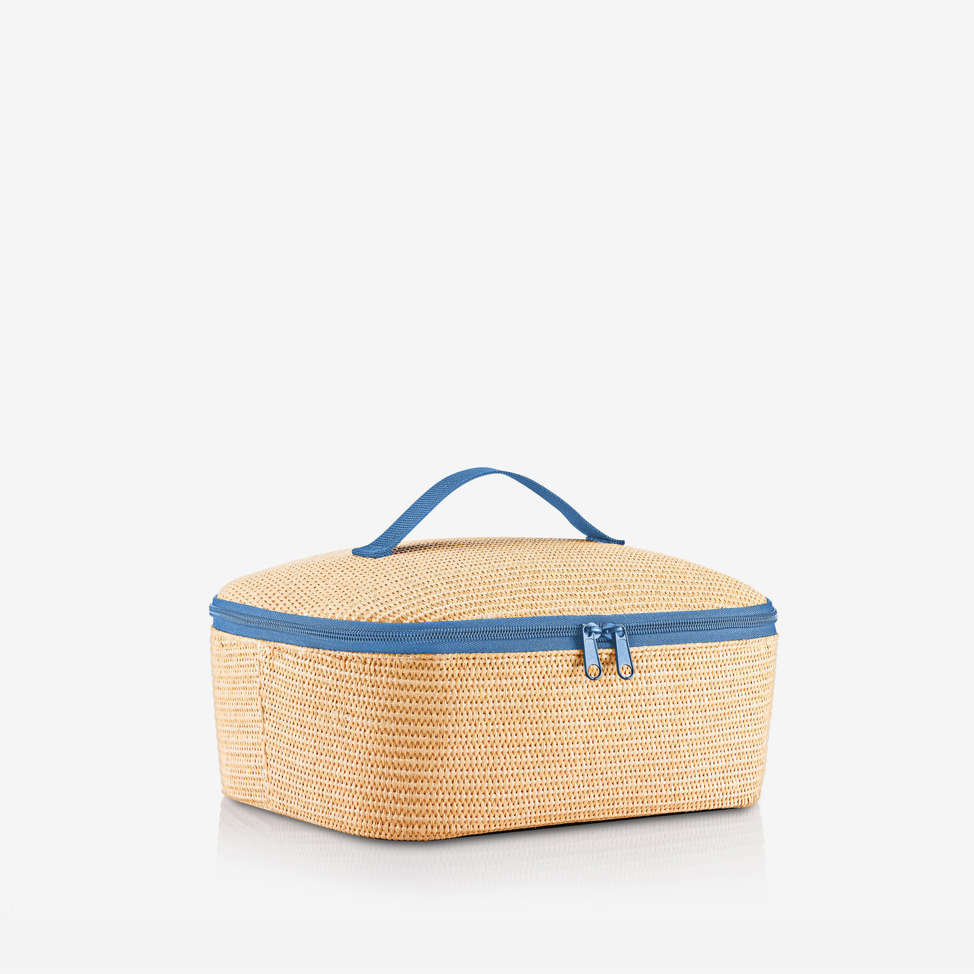 coolerbag M pocket raffia blue coolerbag M pocket Reisenthel