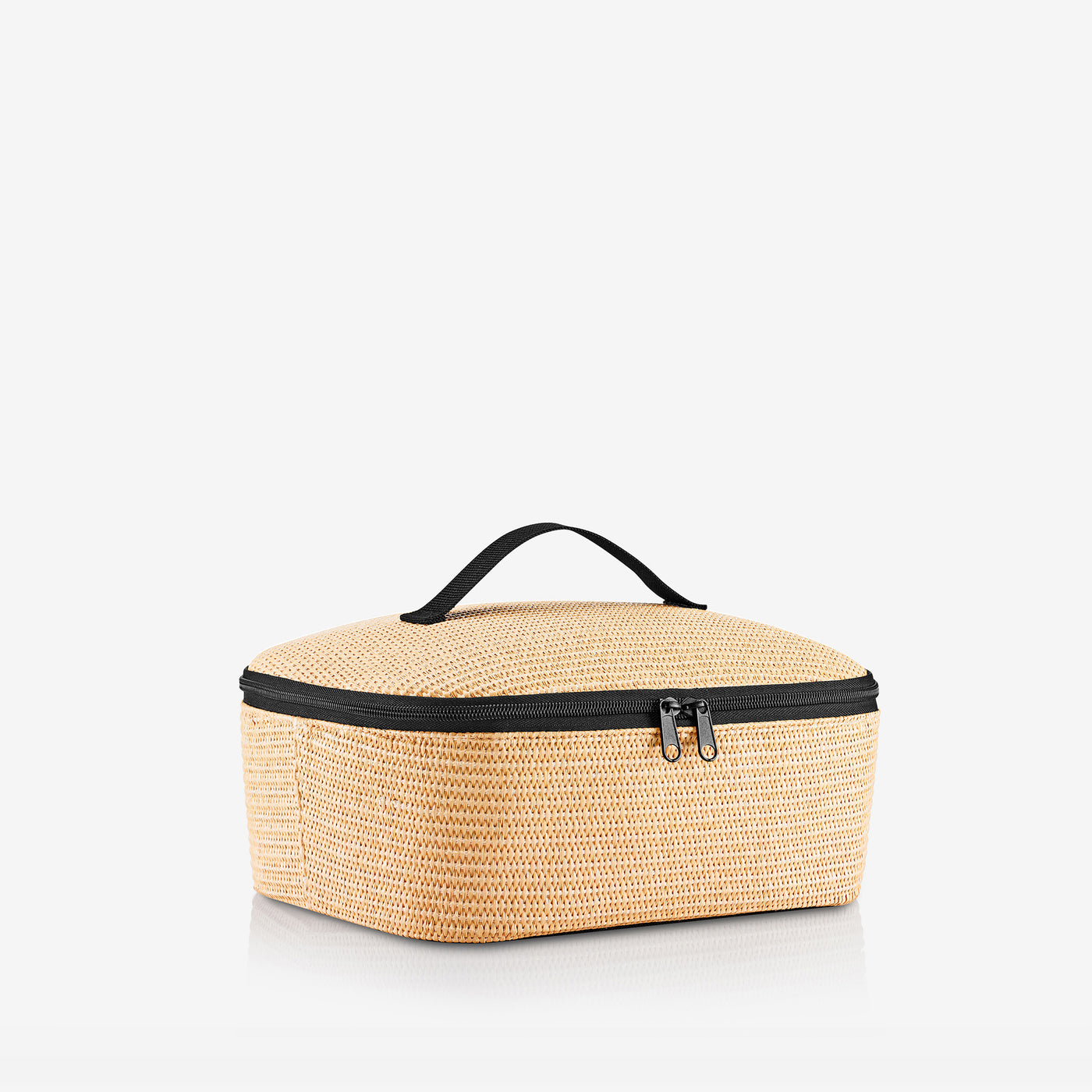 coolerbag M pocket raffia black coolerbag M pocket Reisenthel