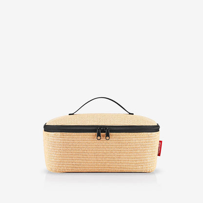 coolerbag M pocket raffia black coolerbag M pocket Reisenthel