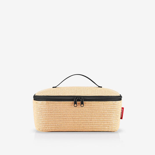 coolerbag M pocket raffia black coolerbag M pocket Reisenthel
