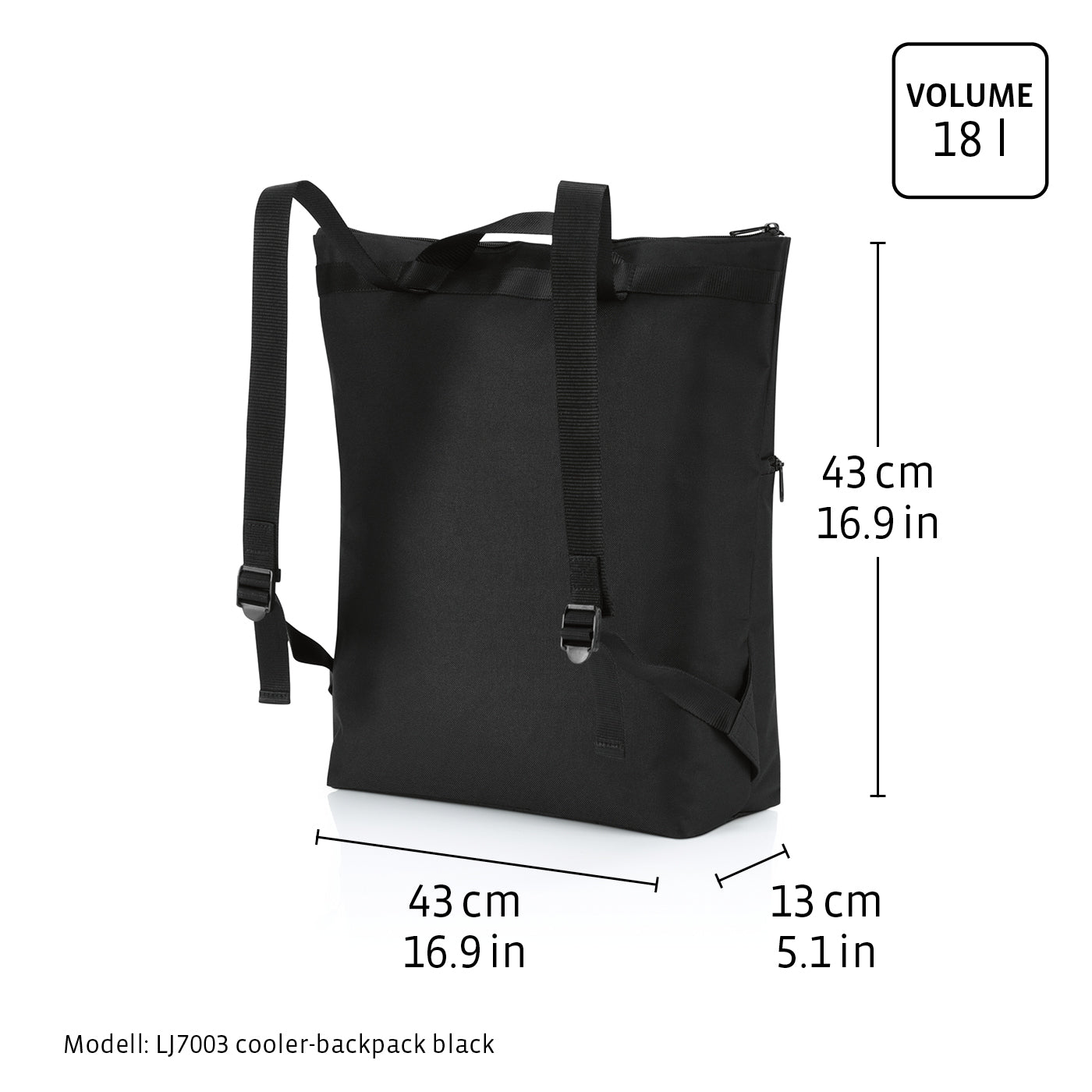 cooler-backpack twist silver cooler-backpack Reisenthel