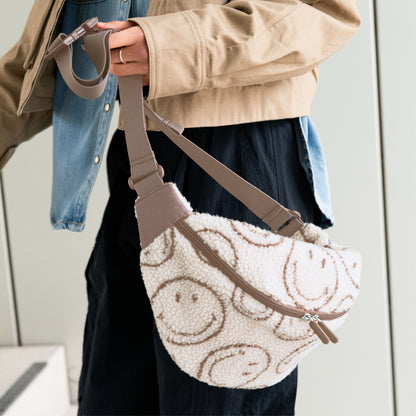 city beltbag smiley® teddy chocolate city beltbag Reisenthel