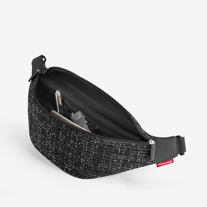 city beltbag bouclé black city beltbag Reisenthel
