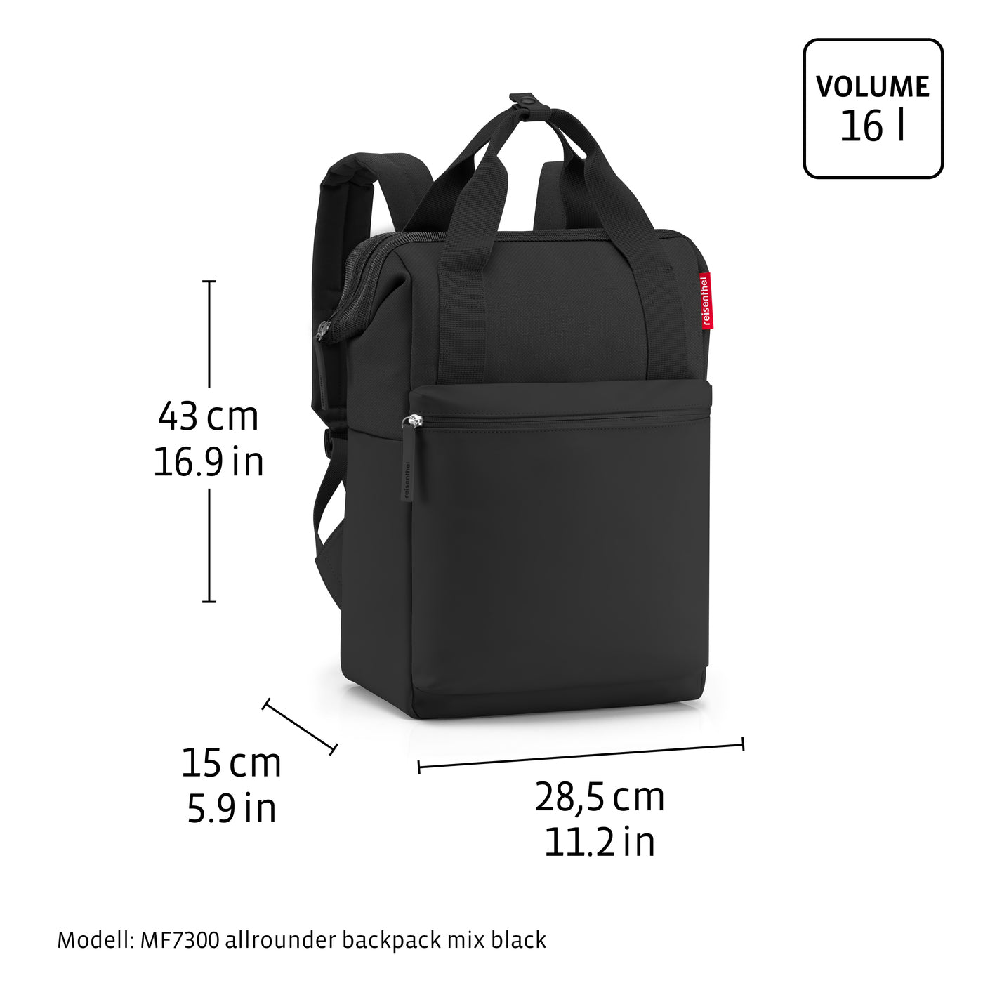 allrounder backpack taupe1 allrounder backpack Reisenthel