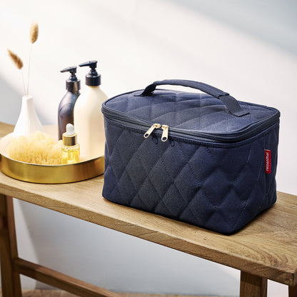 cosmetic case rhombus midnight gold cosmetic case Reisenthel