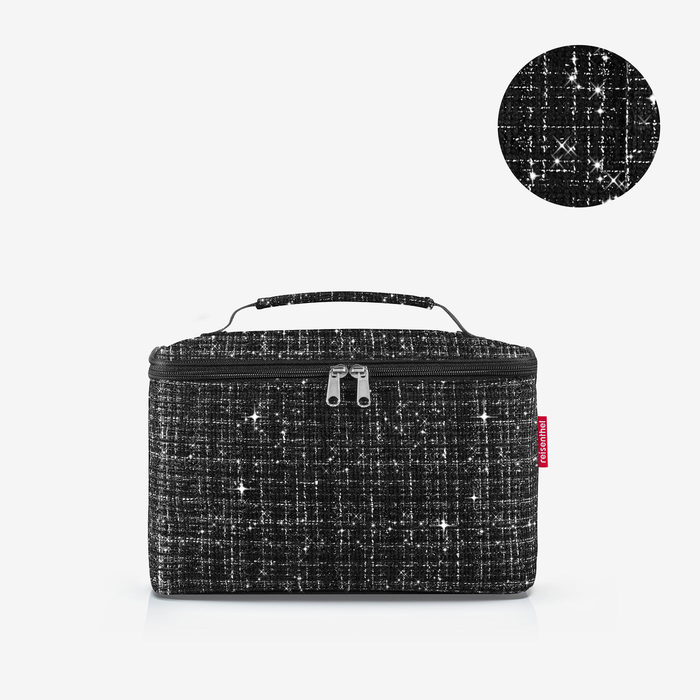 cosmetic case bouclé black cosmetic case Reisenthel