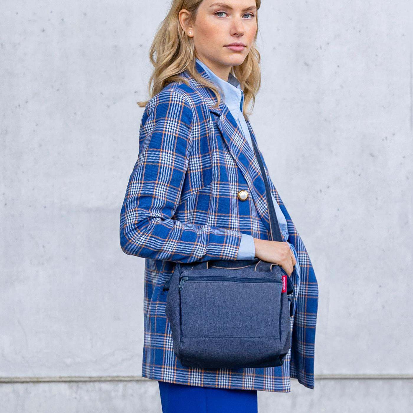 allrounder cross herringbone dark blue allrounder cross Reisenthel
