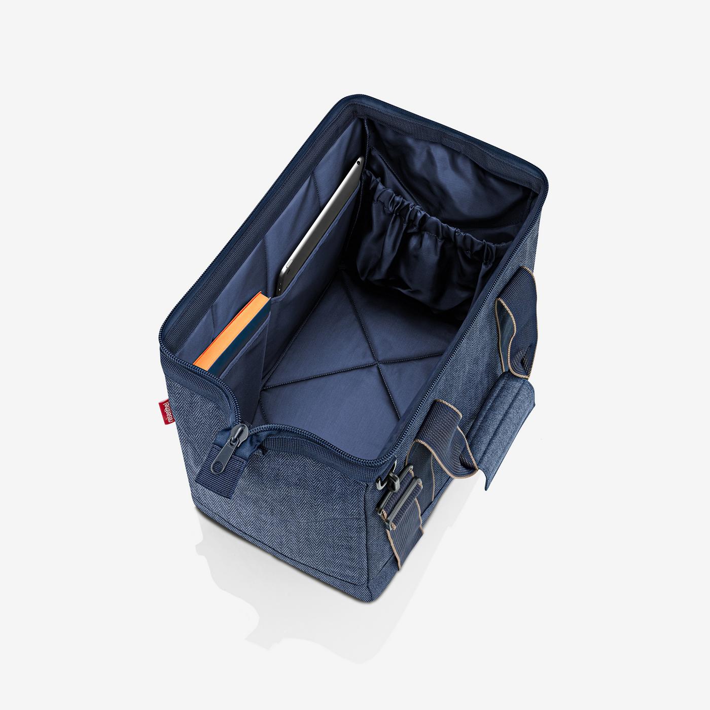 allrounder M herringbone dark blue allrounder M Reisenthel