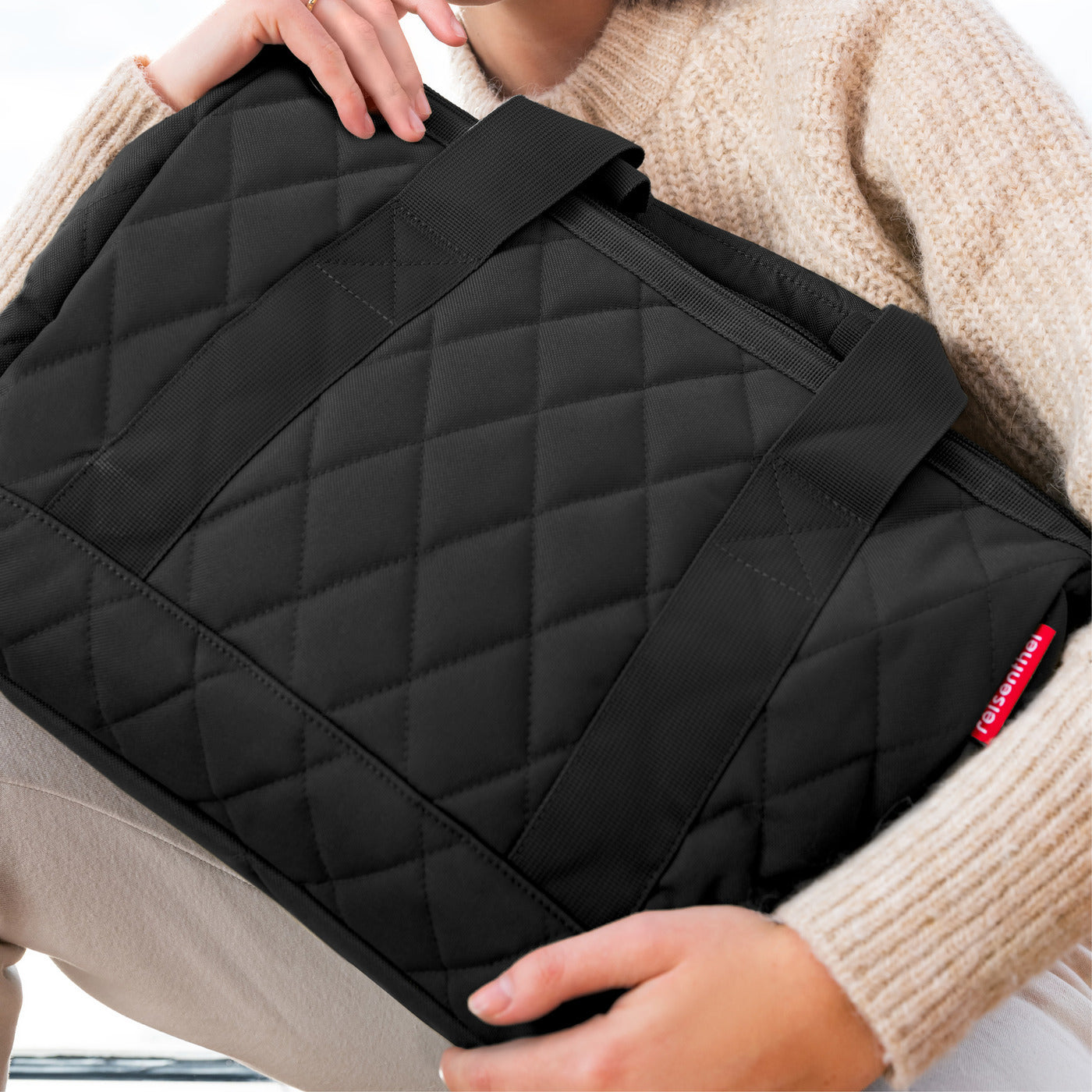 allrounder M rhombus black allrounder M Reisenthel
