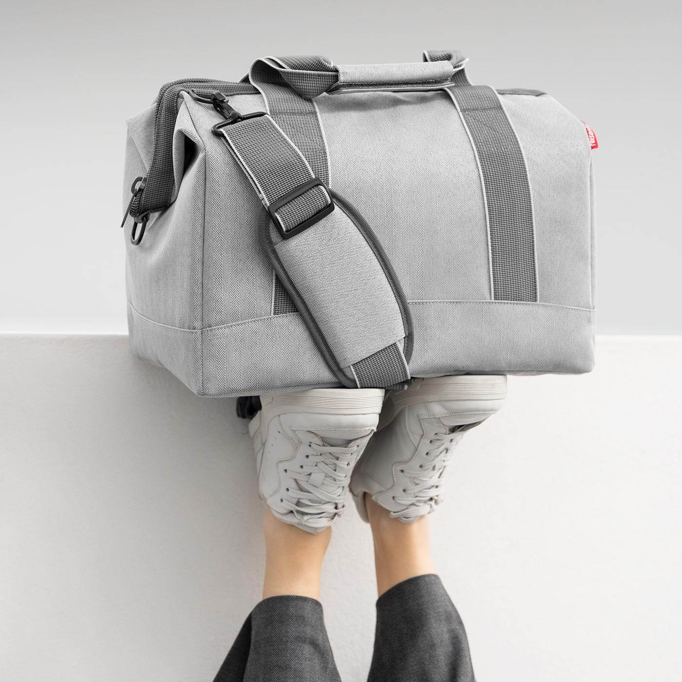 allrounder M herringbone grey allrounder M Reisenthel