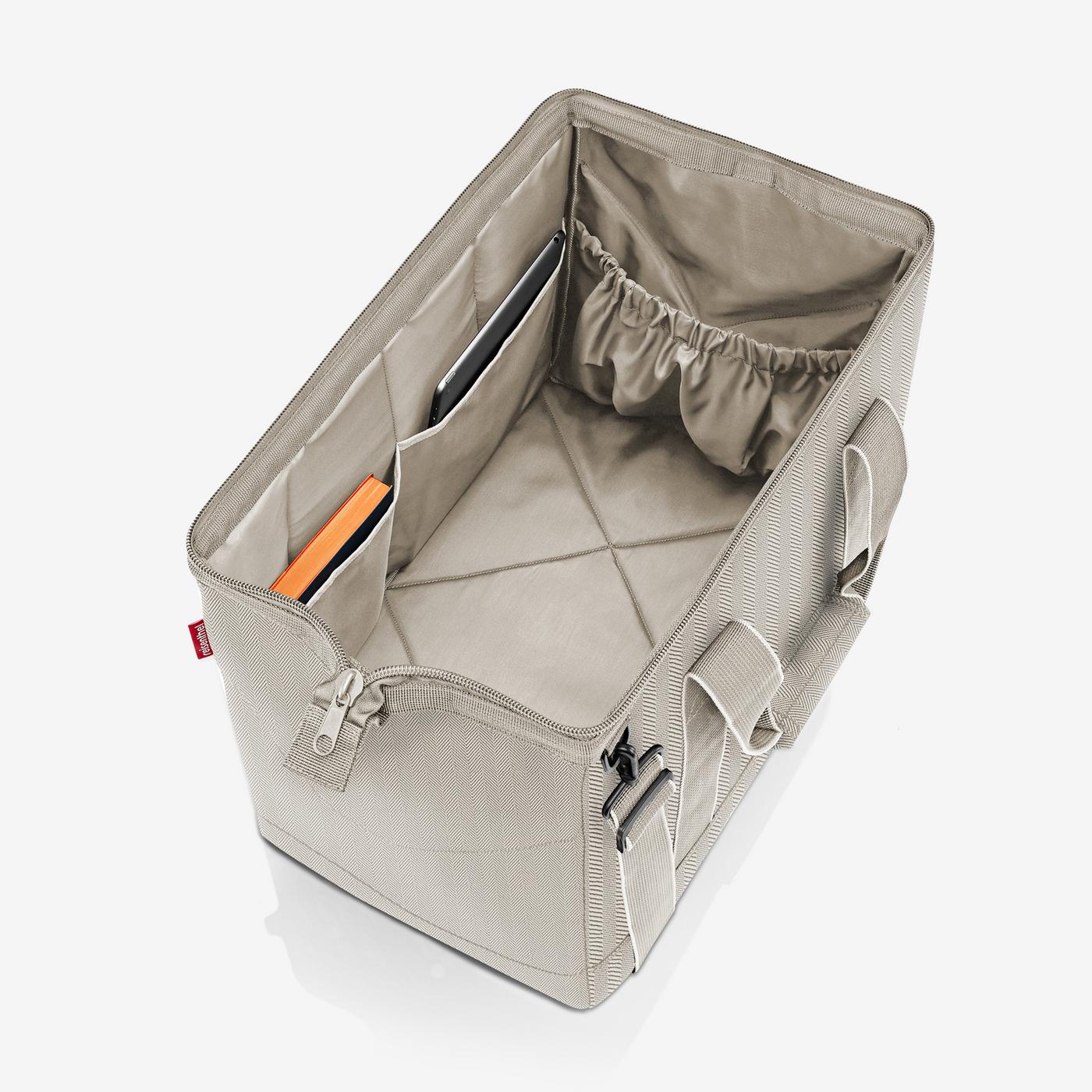 allrounder L herringbone sand allrounder L Reisenthel