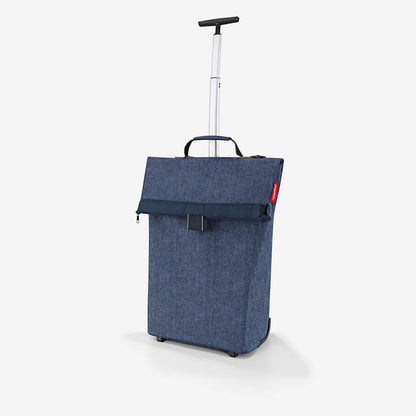 trolley M herringbone dark blue trolley M Reisenthel