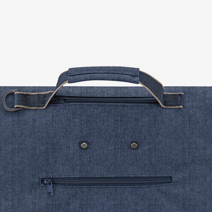 trolley M herringbone dark blue trolley M Reisenthel