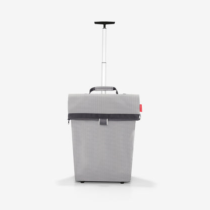 trolley M herringbone grey trolley M Reisenthel
