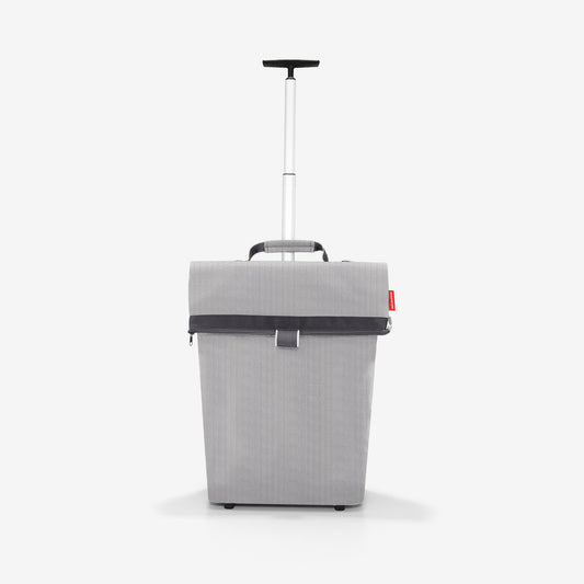 trolley M herringbone grey trolley M Reisenthel