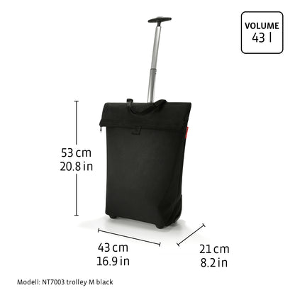 trolley M frame glossy dots black trolley M Reisenthel