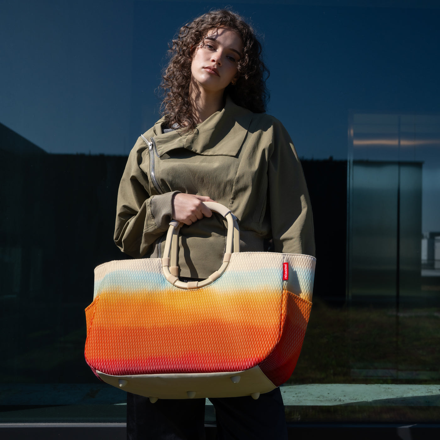 loopshopper L mesh tropical loopshopper L Reisenthel