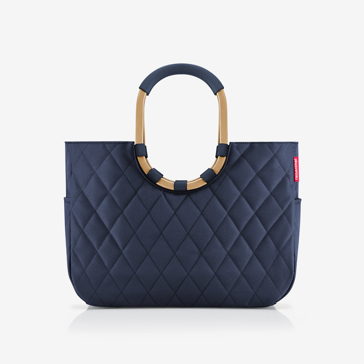 loopshopper L frame rhombus midnight gold loopshopper L Reisenthel