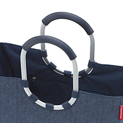 loopshopper L herringbone dark blue loopshopper L Reisenthel
