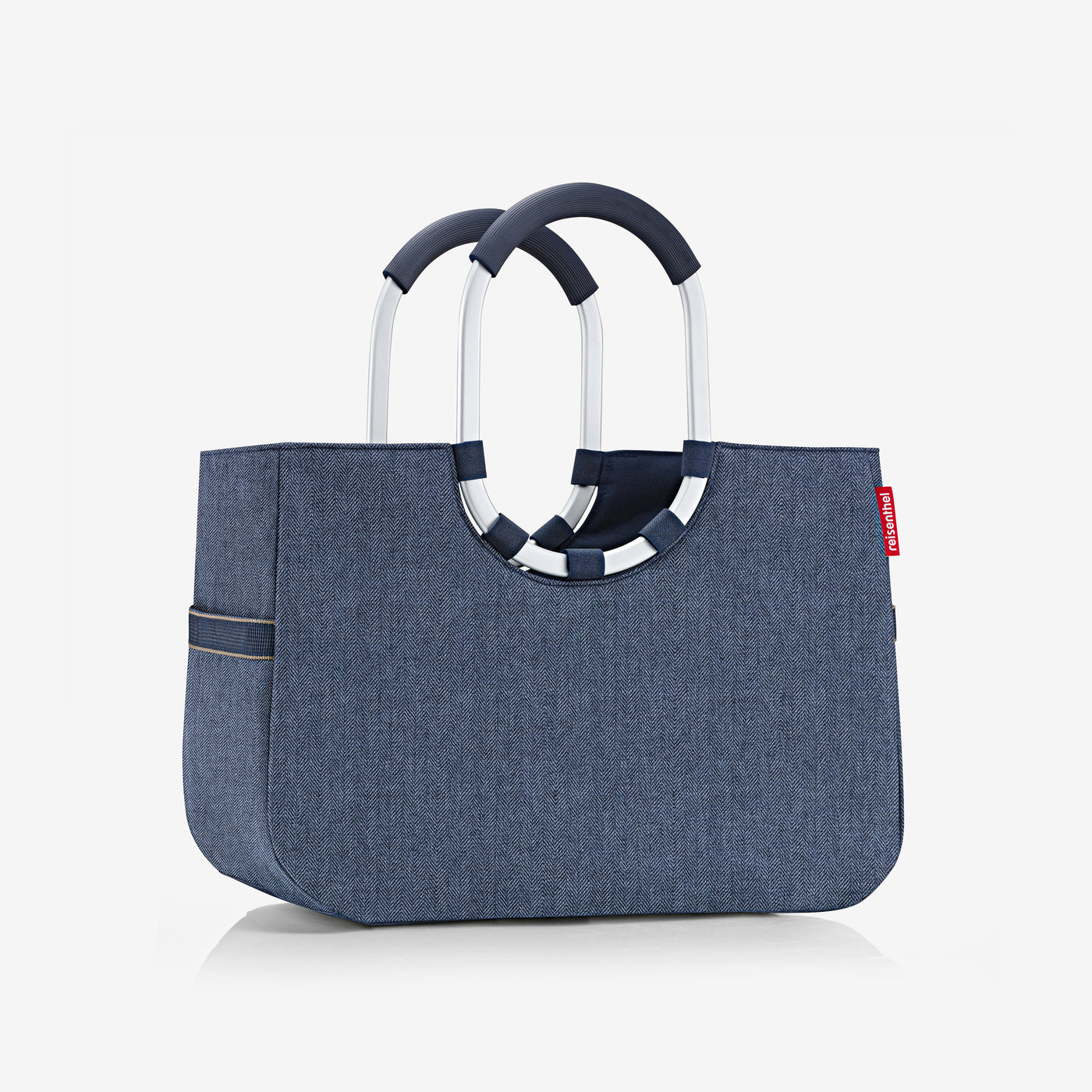 loopshopper L herringbone dark blue loopshopper L Reisenthel