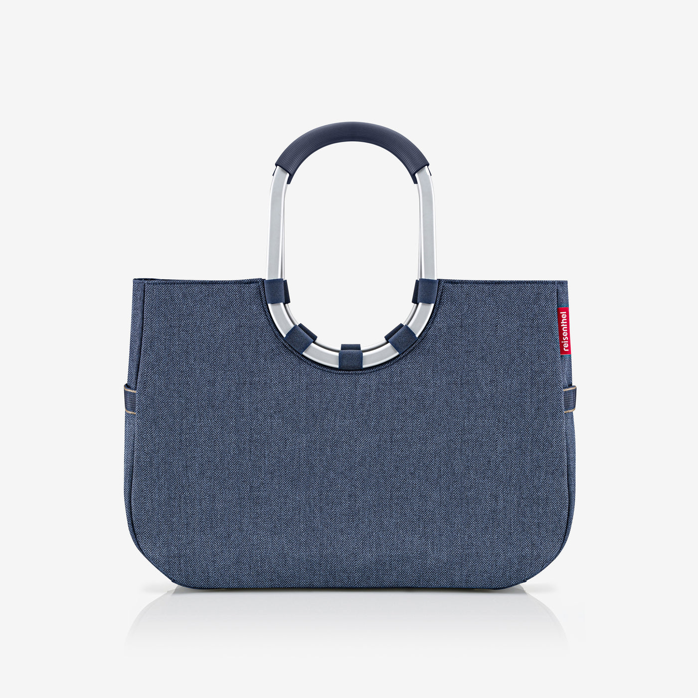 loopshopper L herringbone dark blue loopshopper L Reisenthel