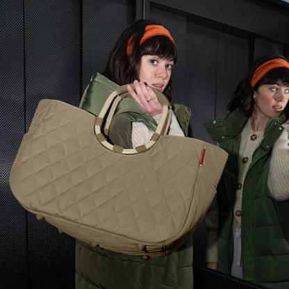 loopshopper L frame rhombus olive loopshopper L Reisenthel