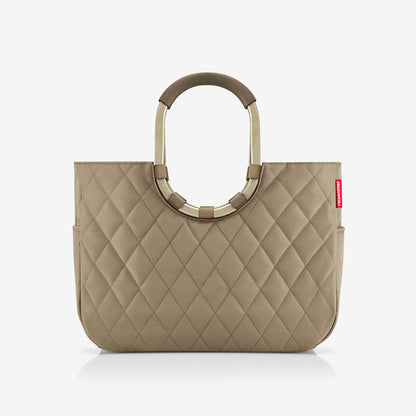 loopshopper L frame rhombus olive loopshopper L Reisenthel