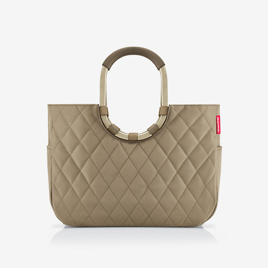 loopshopper L frame rhombus olive loopshopper L Reisenthel