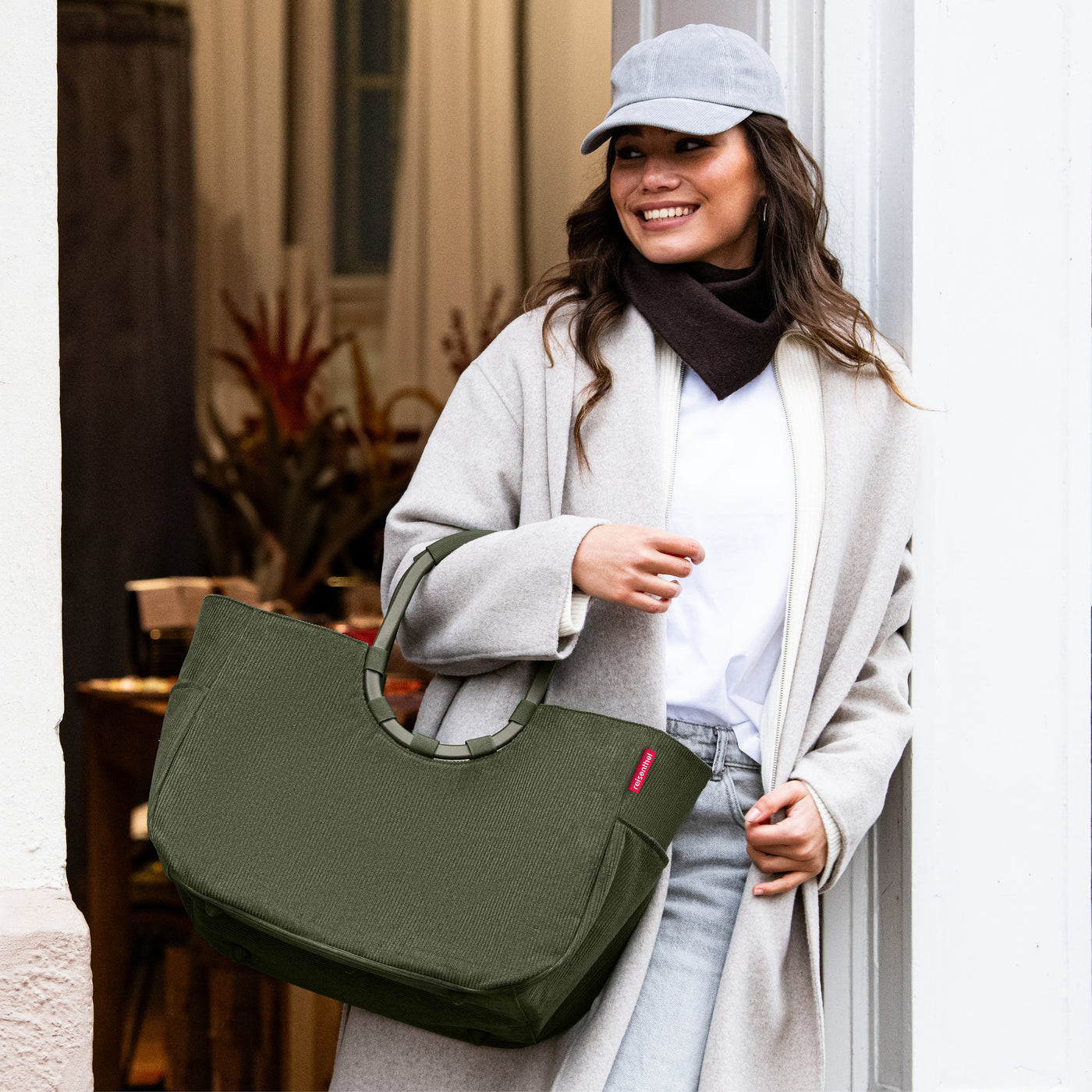 loopshopper L cord dark matcha loopshopper L Reisenthel