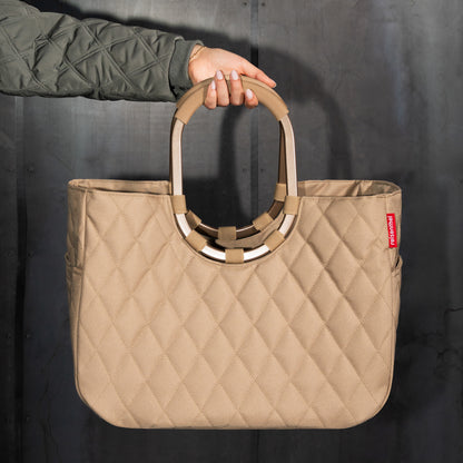 loopshopper L frame rhombus ginger loopshopper L Reisenthel