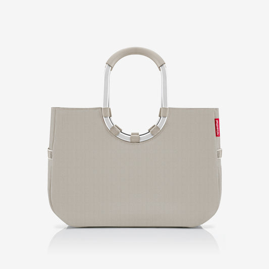 loopshopper L herringbone sand loopshopper L Reisenthel