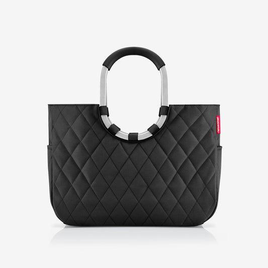 loopshopper L rhombus black loopshopper L Reisenthel