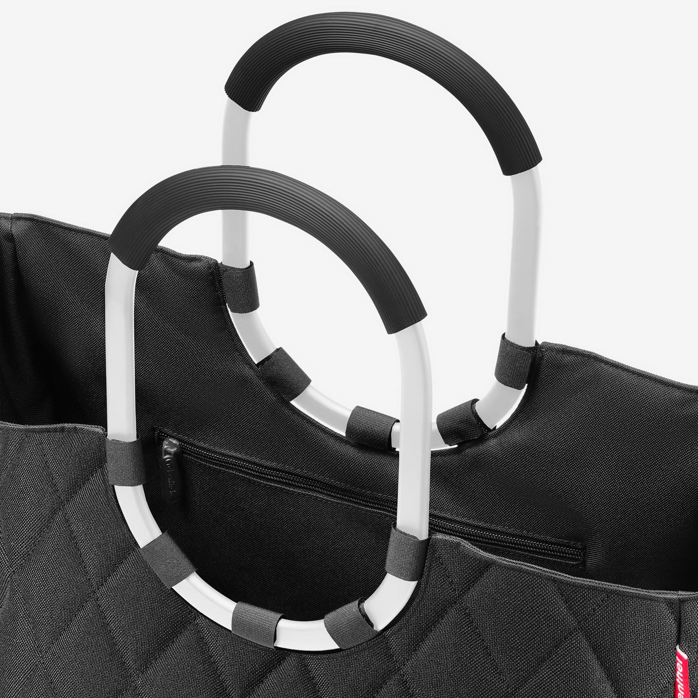 loopshopper L rhombus black loopshopper L Reisenthel
