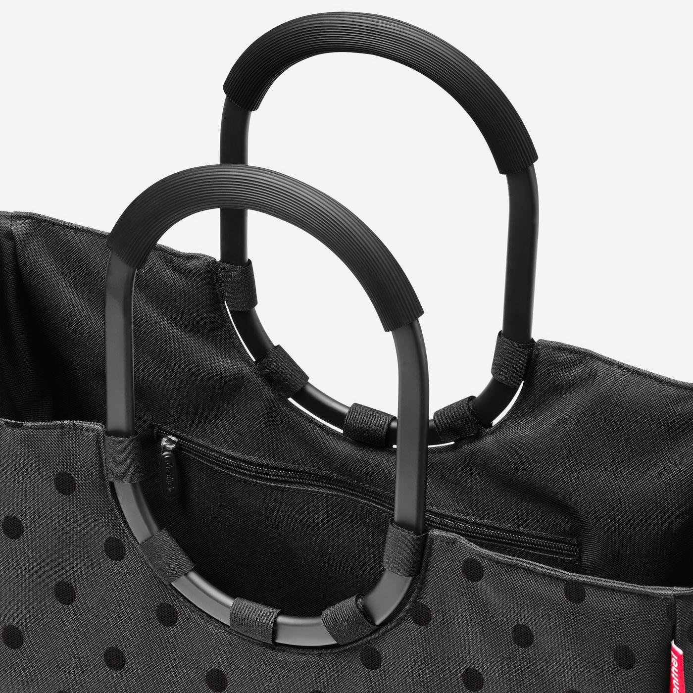 loopshopper L frame glossy dots black loopshopper L Reisenthel