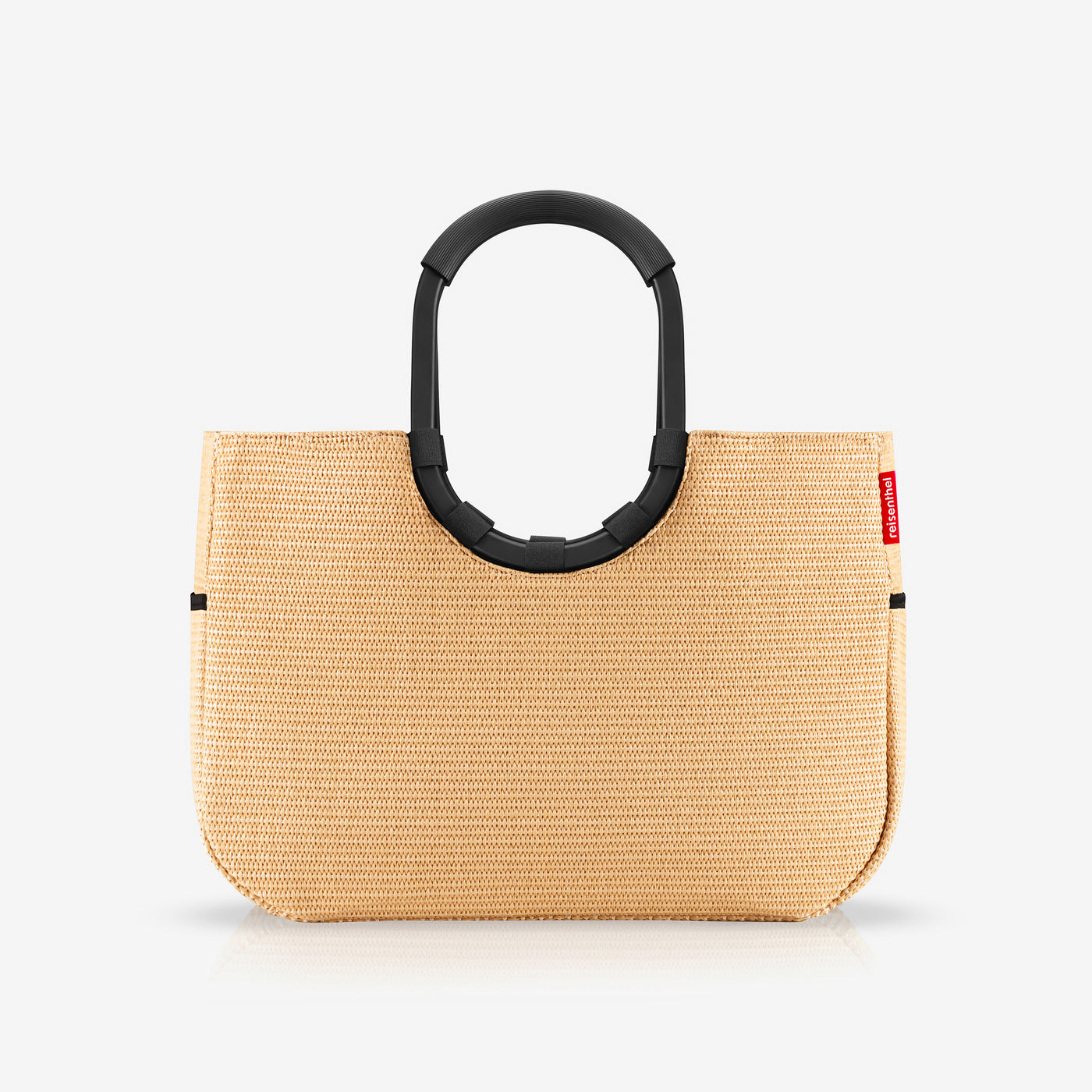 loopshopper L frame raffia black loopshopper L Reisenthel