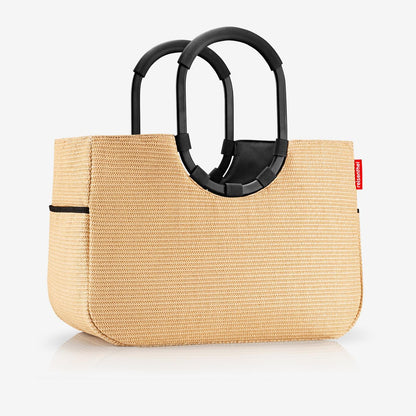 loopshopper L frame raffia black loopshopper L Reisenthel