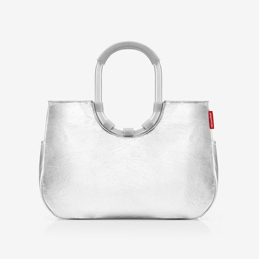 loopshopper L silver crackle loopshopper L Reisenthel
