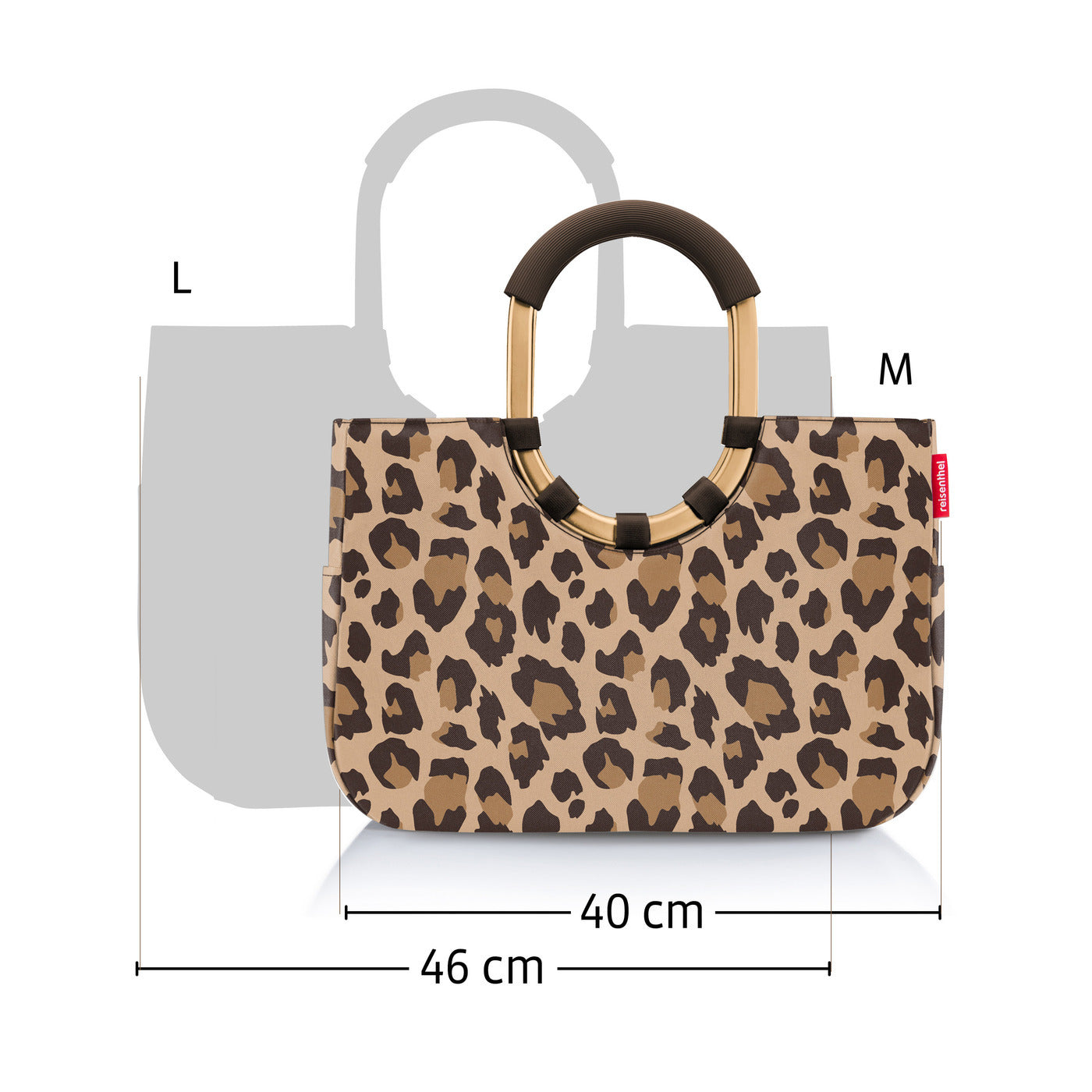 loopshopper L urban forest gold loopshopper L Reisenthel